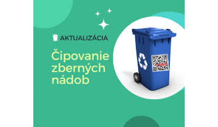 Čipovanie smetných nádob 20.9.2024